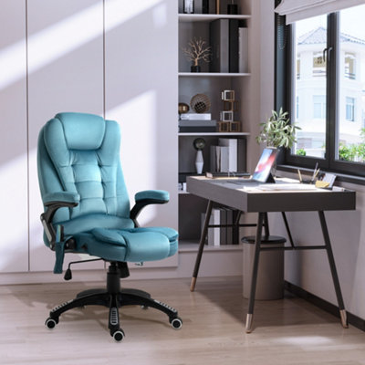 Executive Massage Office Chair Reclining Heated Desk Chair with Headrest - Image 5