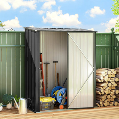 Outsunny Outdoor Storage Shed W/ Lockable Door For GardenBlack from B&Q