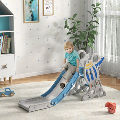 Aiyaplay Baby Slide Freestanding Slide For Kids 1.5-3 Years Space ThemeBlue from B&Q