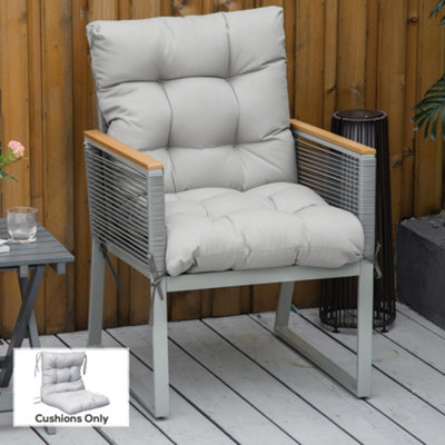 B&Q -  Garden Back Chair Cushion Patio Seat Cushion Pad Outdoor & Indoor Use