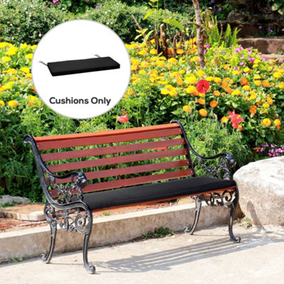 Outsunny Unisex Black 2-Seater Bench Cushion Polyester Cover Seat Pad Replacement In - Image 7