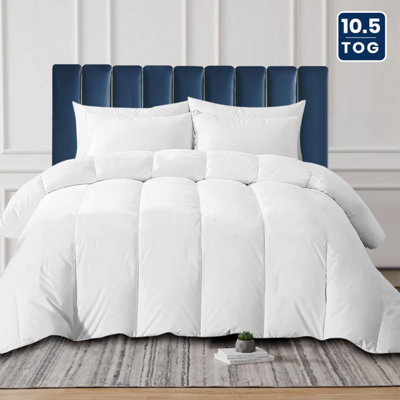 Ameha 10.5 Tog Duvet Soft Microfiber Single 135X200Cm Anti-Allergy & Breathable from B&Q