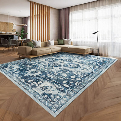 Ameha Cashmere Rugs Indoor/ Outdoor Luxury Modern Living Room Extra Large 240X320 Cm Carpets- Tranquil from B&Q