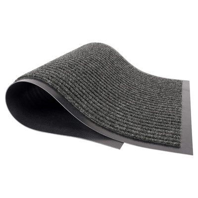 Ameha Heavy Duty Pvc Rubber Mat  Indoor & Outdoor Dirt Trapper Super Absorbent FloorKitchen & DoormatGrey 50X80Cm from B&Q