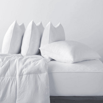 Ameha Firm Deluxe Pack Of 2 Filled Pillows Hotel Quality Anti Allergic Pack Of 4 Pillows