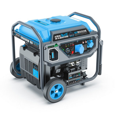 KIAM Gorilla Power 8000W Inverter Open Frame Generator With Electric StartGp8000Ie from B&Q