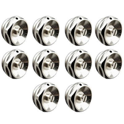Myhomeware Chrome Radiator Bleeding Valve Air Vent X10 from B&Q