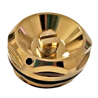 Myhomeware Gold Radiator Bleeding Valve Air Vent For Radiator And Towel Rail X1 from B&Q
