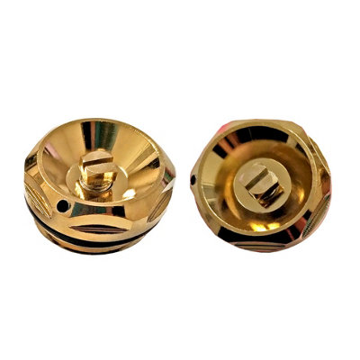 Myhomeware Gold Radiator Bleeding Valve Air Vent For Radiator And Towel Rail X2 from B&Q