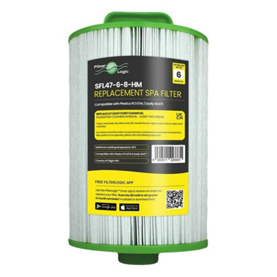 Filterlogic Sfl47-6-8Hm Hot Tub Spa Filter Compatible With Pleatco Ptl47WDarlly 60471 from B&Q