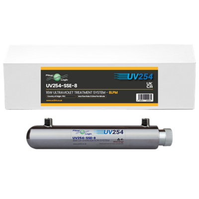 Filterlogic Sse-8 Uv Water Disinfection Treatment System (8 Litres Per Minute) from B&Q