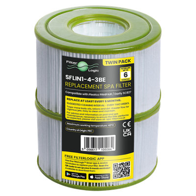 Filterlogic Sflin1-4-3Be Hot Tub Spa Filter Compatible With Pleatco Pin4PairDarlly Sc827 from B&Q