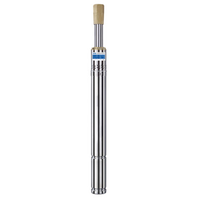 Pozzani Submersible 2.5" Borehole / Well / Tank Stainless Steel Screw Auger Pump 0.55Kw40Mtrs Cable from B&Q