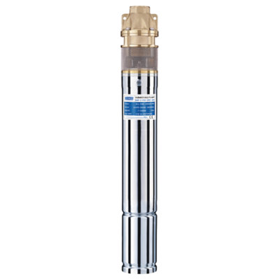 Pozzani Submersible 3" Borehole / Well / Tank Peripheral Pump 0.55Kw 220V 40Mts Cable from B&Q