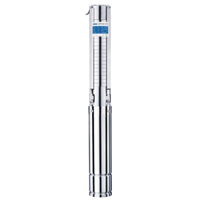 Pozzani Submersible 4" Borehole / Well / Tank Multi Stage Impeller Pump 0.75Kw 220V 40Mts Cable from B&Q
