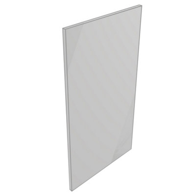  - Ennis Gloss Light Grey End Panel (H)900mm