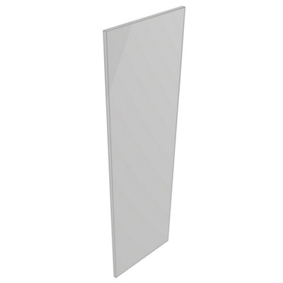  - Ennis Gloss Light Grey End Panel (H)1800mm (W)380mm