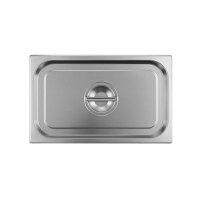 Stainless Steel Handled  Lid For Gastronorm 1/1 Pans Food Catering Tray Cover from B&Q