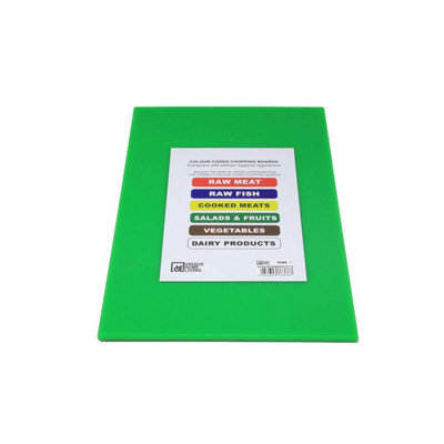  - Green Chopping Board Pe Plastic Professional Cutting Board For Salads & Fruits