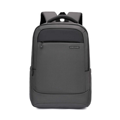 B&Q Men Women Boys Laptop Backpack Rucksack Travel School Office Shoulder Bag Grey