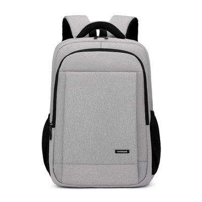 Light Grey Backpack Nylon Sports Travel Bag Rucksack Fits 15.6" Laptop Backpack from B&Q