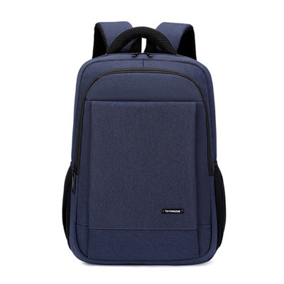 Blue Backpack Nylon Sports Work Travel Bag Rucksack Fits 15.6" Laptop Backpack from B&Q