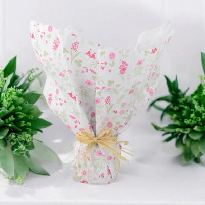 Premium Eco-Friendly Floral Wrap Decorative Bouquet & Gift Wrapping Paper from B&Q