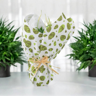 Premium Eco-Friendly Natural Floral Wrap Sustainable Bouquet & Gift Packaging from B&Q