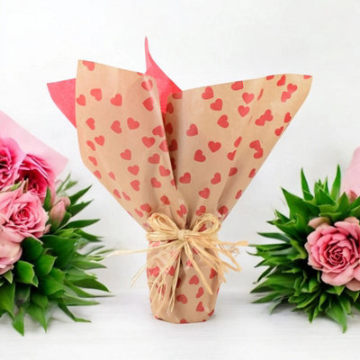 Premium Yellow Gift Wrap Bright Floral & Plant Wrapping Paper from B&Q