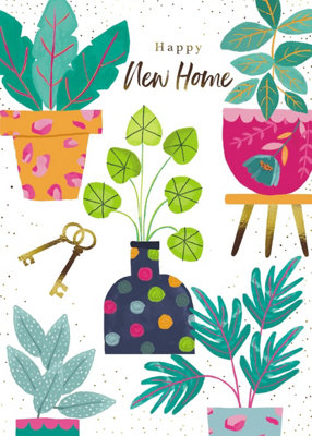 Personalised New Home Card Handwritten Housewarming Greeting Card Card Garden Plant from B&Q
