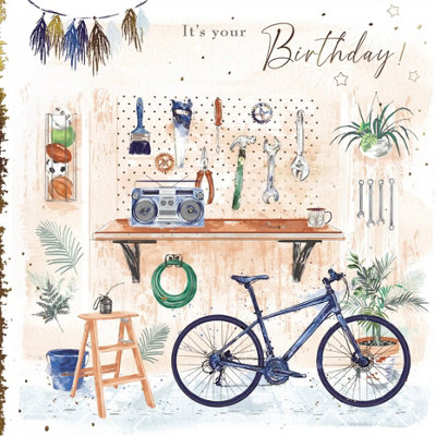 Personalised Birthday Card  Shed Design Greeting Card  Handwritten Message Message Garden Plant from B&Q
