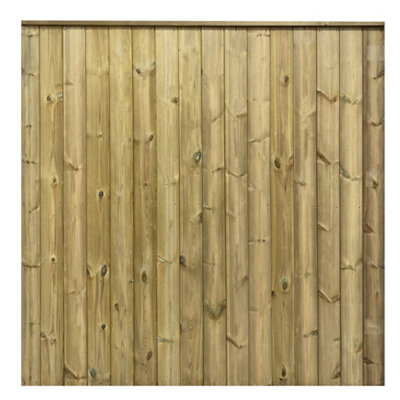 Ruby UK Ruby Tongue & Groove Garden Fence Panels Ruby Planed Treated Wooden Panels 6Ft Wide X 4Ft High from B&Q