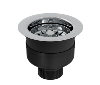 Top Fix Kitchen Strainer Waste - Chrome - Easy Install - Image 4