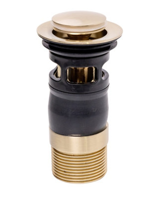 Ellsi Fix Basin Waste Slotted, Brushed Brass - PDT-000736 - Image 5