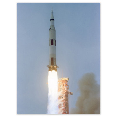Artery8 Unframed Wall Art Nasa Apollo 13 Saturn V Rocket Launch 1970 Photo12X16 Inch from B&Q
