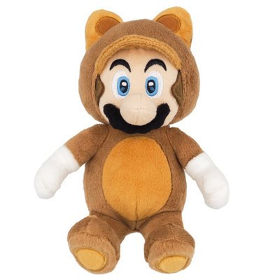 Nintendo Super Mario Tanooki Mario 8in Sanei All Star Plush Soft Toy 3+ - Image 4