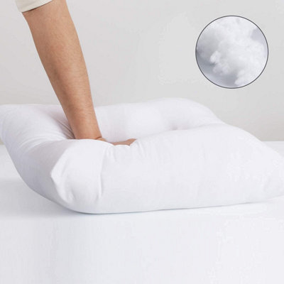 Homes & Linen Cushion Inner Pads Square Insert Fillers- Pack Of 2 Anti-Allergy Cushion Pads 17X17 from B&Q
