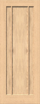 Green & Taylor Worcester Oak 3 Panel Internal Door from B&Q