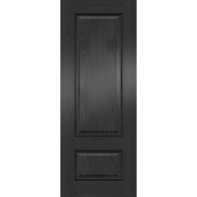 Green & Taylor Cobham Black OakPrefinished Fd30 Fire Door from B&Q