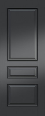 Green & Taylor Tunbridge BlackPrefinished Internal Door from B&Q