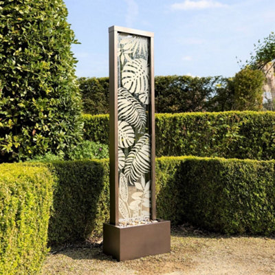 Primrose Lamego Bamboo Mirror Water Feature With Lights 180Cm from B&Q