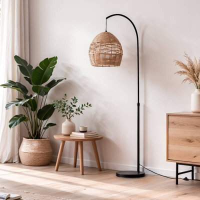 Edit Beyawo Floor Lamp Natural from B&Q