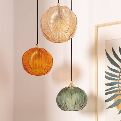 Edit Klimt 3 Light Cluster Ceiling Pendantcolour Multicolour from B&Q