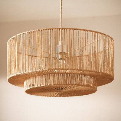 Edit Dicenta Ceiling Pendant Light Natural from B&Q
