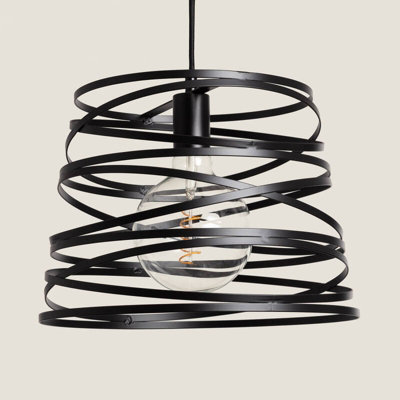 Edit Hura Ceiling Pendant Light Black from B&Q