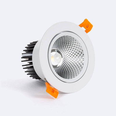 Lyco Round 9W Cob Led Adjustable Downlight Cutout 90mm No Flicker 5000K Daylight from B&Q