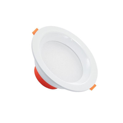Lyco Round 10W Led Downlight New Lux Ip44 Cutout 105mm No Flicker 5000K Daylight from B&Q