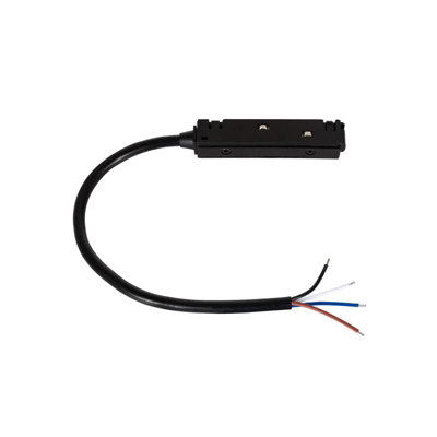 Lyco Magnetic Track 20mm Connector With Cable For External Power Supply Black from B&Q