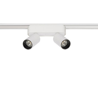 Lyco Magnetic Track 25mm Double Super Slim 10W Led Track Spotlight Cri90 2700K Warm White from B&Q