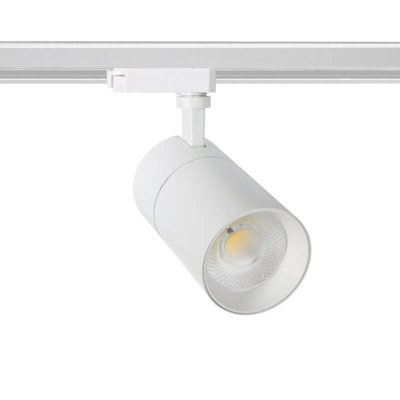 Lyco Single Circuit 30W Colour Selectable Cct Led Track Light New Mallet White from B&Q